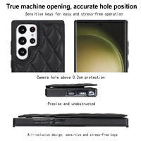 Étui portefeuille en cuir PU végétalien avec pochette à monnaie écologique et support horizontal pour Samsung Galaxy S26 S25