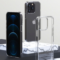 Coque transparente pour iPhone, coque de téléphone en TPU, nouvelle coque antichoc pour iPhone 13 Pro 14 12 Pro Max 15
