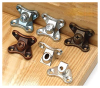 Connecteur papillon d'angle pour meuble, connecteur de joint en bois, support d'étagère de meuble, connecteurs papillon