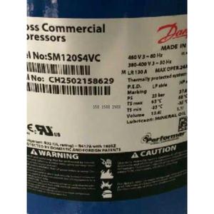 Compresor Comercial Danfoss SM084S4VC para Aire Acondicionado, Refrigeración, Enfriamiento y Calefacción - Product Image 2