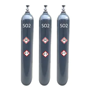 99.9% Reinheit flüssiges SO2 gas flüssiges Schwefeldioxid in Tonnen 800L Zylinder