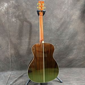 Yüksek Kaliteli <span class=keywords><strong>40</strong></span> İnç MT OM42 El Yapımı Tamamen Masif Akustik Gitar, Performanslar İçin Uygun Masif Ladin ve Gül Ağacı ile - Product Image 3