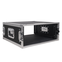 Boîtier amplificateur 3U Boîtier aviation 6U Équipement audio en alliage d'aluminium monocouche standard sans porte-roue
