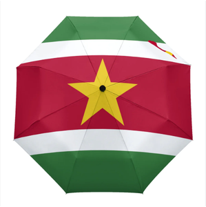 Parapluie drapeau dominicain, parapluies automatiques imperméables pour femmes et hommes, parapluie d'extérieur avec bouton d'ouverture et de fermeture automatiques, revêtement anti-UV - Product Image 5