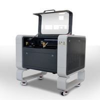 Machine de gravure laser co2 50W 60W 4060 pour couper le verre de caoutchouc de cuir acrylique plastique bois
