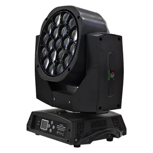 Proyector de luces LED con Control de Puntos y animación de píxeles, luz de lavado móvil, 19x15w