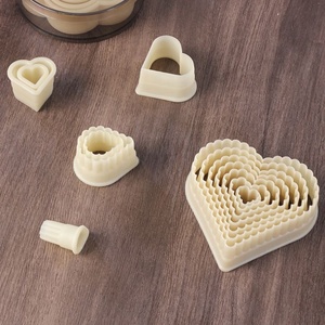 Emporte-pièces en plastique PP, outils pour biscuits, moules à biscuits, emporte-pièces à biscuits, ensemble de moules à biscuits - Product Image 2