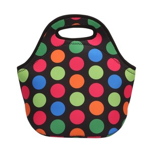 Sac isotherme de luxe personnalisable en néoprène, petit, imperméable, portable, réutilisable, avec fermeture éclair - Product Image 1