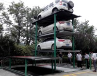 Système de levage de stationnement pour voitures Dayang PJS, carport vertical indépendant en acier, empileur de voitures