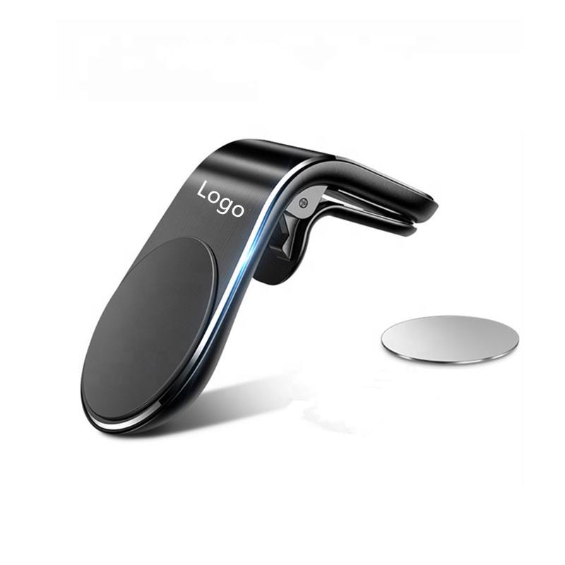 Фирменный цвет, хорошее качество, L-образное крепление на вентиляционное отверстие, автомобильный держатель для телефона, магнитный автомобильный держатель для телефона для автомобиля