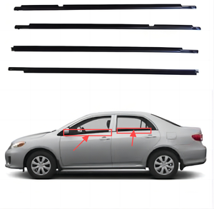 Cho TOYOTA COROLLA 2008-2013 bên ngoài cửa sổ quét vành đai phụ tùng ô tô TRIM Door weatherstrip cửa sổ khuôn TRIM cho 2009-2012 mô hình - Product Image 1