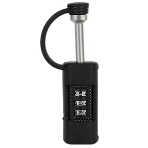 टीएसए ताला 3 अंक संयोजन ताला टिकाऊ भारी शुल्क टीएसए यात्रा सामान ताला काले - Product Image 1