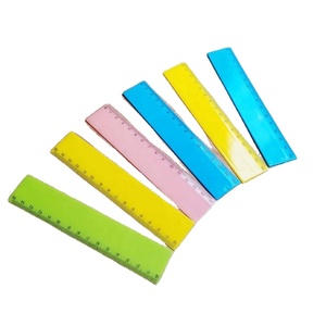 Règle promotionnelle personnalisée en plastique de 6 pouces, couleur bonbon, avec impression de logo pour étudiants et événements - Product Image 2