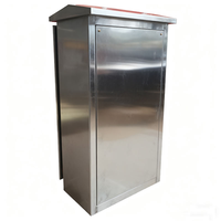 Caja de Distribución de Acero Inoxidable Plateada con Certificación IP55, Montable en Pared, Personalizable para la Industria Minera y de Fábricas