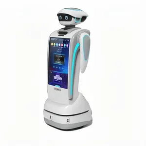 Mới màn hình lớn thông minh ai tiếp nhận chào đón dịch vụ hình người Robot kinh doanh Robot thông minh