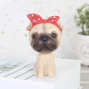 Juguetes de Peluche Baratos con Cabeza Móvil de Perro de Dibujos Animados para Decoración del Tablero del Automóvil - Product Image 6