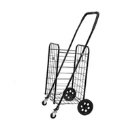 Vente en gros chariot à roulettes en fil de fer avec roues pour les magasins de détail mini chariot paniers à provisions mini panier