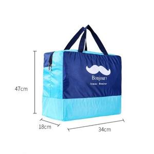 กระเป๋าฟิตเนสสำหรับทุกเพศ Bonjour Lomme สีกรมท่า กันน้ำ พร้อมหูหิ้วนุ่ม - Product Image 3