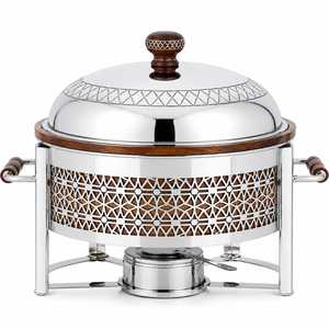 Recipiente para Calentar Comida de Acero Inoxidable de Primera Calidad para Buffet de Hotel, Restaurante, Catering, Banquete de Boda, Fiesta y Uso Profesional - Product Image 6