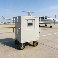 Convertisseur de fréquence triphasé haute tension 200A 300A 500A pour unité d'alimentation au sol d'avion (AGP) 28,5V 270V pour l'industrie aéroportuaire