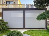 Pergola bioclimatique motorisée CBMMART en aluminium, toit à lames orientables pour patio, jardin, piscine