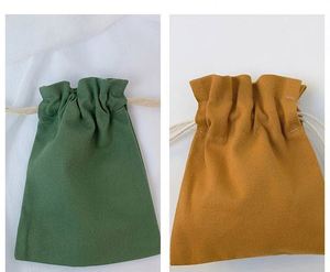 Bolsas de Algodón de Lujo Blancas 6X8 con Cordón y Marca Personalizada al por Mayor - Product Image 4