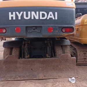 รถขุดไฮดรอลิกแบบล้อ HYUNDAI R210W-9 มือสอง ขนาด 21 ตัน เครื่องจักรก่อสร้าง - Product Image 4