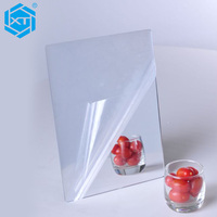 Panneau Miroir Flexible en Plastique Or Argent Découpe Laser Feuille Autocollante Acrylique Épaisseur 1mm