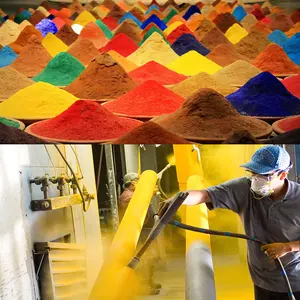 Peinture en aérosol en poudre électrostatique en métal