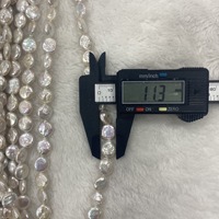 Pièce de monnaie naturelle perles baroques 11-14mm véritable perle d'eau douce naturelle collier à faire soi-même boucle d'oreille bijoux accessoire bouton perles