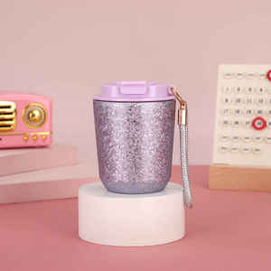 Gobelet isotherme portable élégant et mignon en acier inoxydable, anti-fuite et écologique - Product Image 2