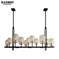 Lustre moderne de luxe en métal, éclairage LED, décoration intérieure, hauteur réglable, lampe suspendue, escalier, longueur moyenne