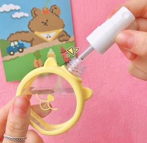 Vaporisateur pour parfum à l'<span class=keywords><strong>alcool</strong></span>, désinfectant pour les mains, motif chat cochon, chat mignon, récipient en plastique, 55ml, 1 pièce - Product Image 5