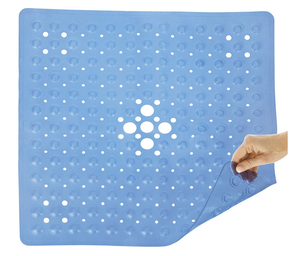 Shower Stall <strong>Mat</strong> - <strong>Square</strong> Bathroom Slipmat <strong>Bath</strong> Tub Suction Grip - Product Image 1