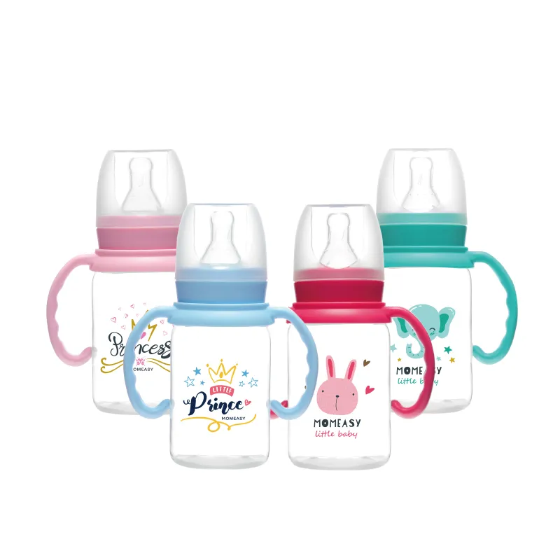 Momeasy 120ml standart PP bebek biberon kolları ile