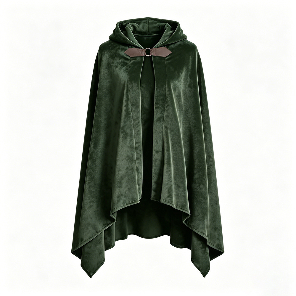 26GZ010113 Knight's Short Fleece Cape (Green)