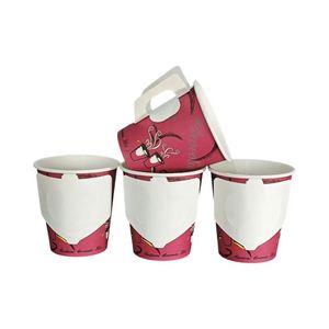 Gobelet en carton biodégradable personnalisable de haute qualité et durable de 7 oz avec poignée, livraison rapide - Product Image 3