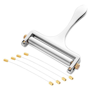 Benutzer definiertes Logo Einstellbare Dicke Draht Edelstahl Käses ch neider Für Cheddar Käse Gruyers Raclette Mozzarella - Product Image 4