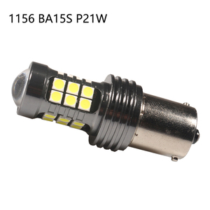 หลอดไฟ LED รถยนต์ T15 W16W <span class=keywords><strong>WY16W</strong></span> สำหรับไฟถอยหลัง 3030 27SMD 1156 ไฟเลี้ยว ไฟท้าย ไฟเบรก ระบบ Canbus ไม่มี Error สีขาว 6000K - Product Image 2