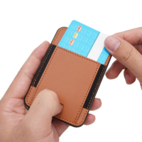 Dompet Tipis Paten Siap Kirim 100% Aluminium Tempat Kartu Dompet Pop Up