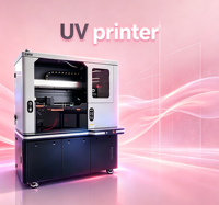 Imprimante UV rotative haute performance, têtes d'impression Epson, fonctionnement continu 24h/24, économie d'encre pour les produits cylindriques (gobelets, cosmétiques)