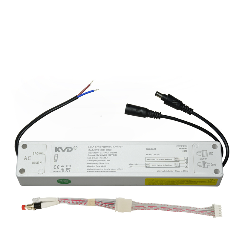 Kit de conversión de emergencia, tubo de luces LED, paquete de energía, batería de respaldo