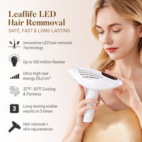 Lealife — dispositif d'épilation au Laser, premier appareil à LED monde, 100 millions de photos, adaptée à toutes les couleurs de la peau # technologie d'épilation LED