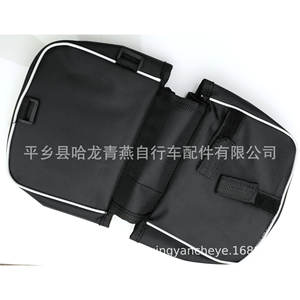 Bicycle Front <b>Frame</b> Bag 17cm*15cm Reflective Stripes Cycling Accessory - Product Image 5