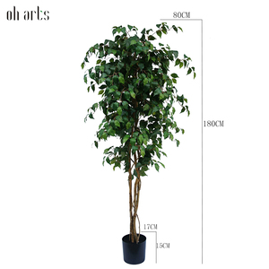 โอ้ อาร์ตส์ แฟคทอรี่ ต้นไม้ประดิษฐ์หลากหลายขนาด ตกแต่งบ้าน ต้นไทรบอนไซ ลดราคา ต้นไทรประดิษฐ์ - Product Image 4