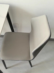 Nordico semplice moderno lastra di roccia tavolo da pranzo Set per appartamento Hotel o Villa mobili per la casa senza <span class=keywords><strong>recensioni</strong></span> vendita calda - Product Image 5