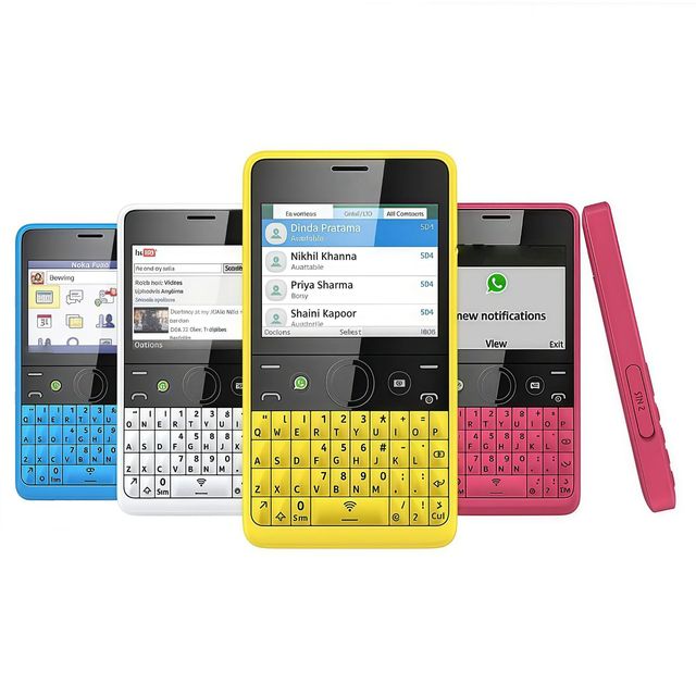 Asha 210 Original Factory Unlocked Symbian Spanish German Dual SIM Qwerty Keyboard 2MP Camera Classic Bar Mobile Phone 1 Year
