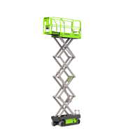 Plateforme élévatrice à ciseaux électrique YUFEI de haute qualité, autopropulsée, 6m, 8m, 12m, capacité 320kg, plateforme pliable