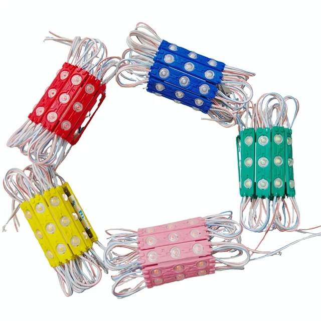 2835 Led Module 140Degreen 1.5W High Power Injection Module DC12V Waterproof 3led Light for Shop Signboard Advertisement