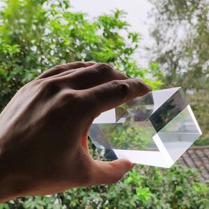 Bloque Cuadrado de Acrílico Sólido Transparente de Alta Calidad (98%) para Exhibición de Joyería, Tamaño Personalizado - Product Image 3